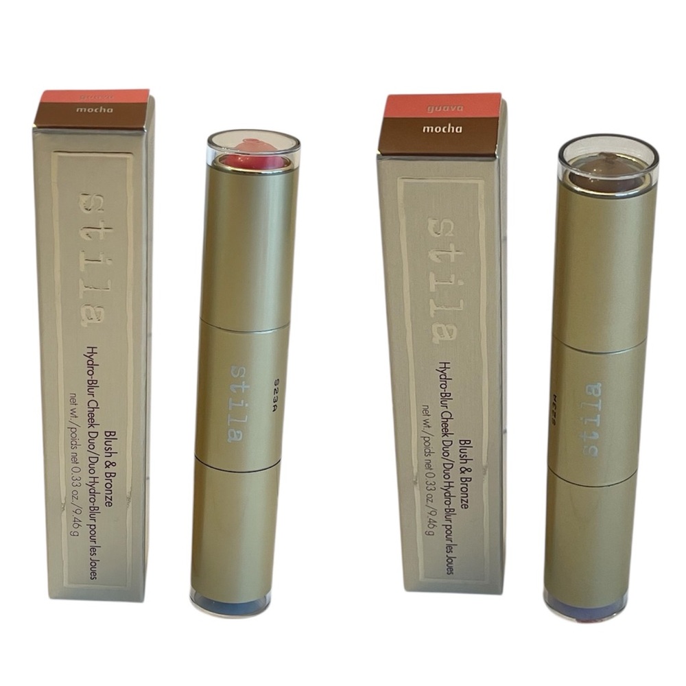 Stila Dual-Ended Stick Hydro-Blur Cheek Duo Blush & Bronze - Guava & Mocha Shade